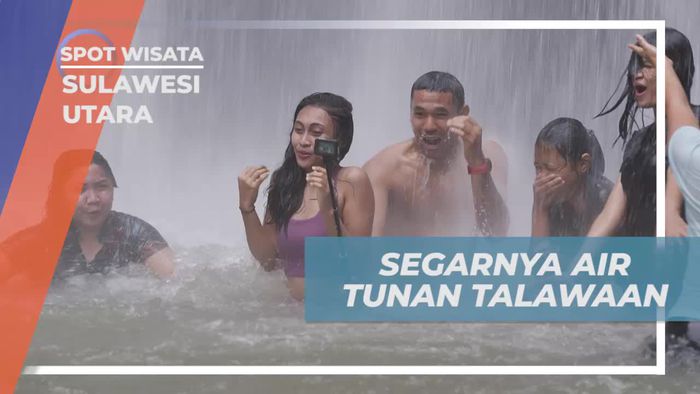 Menyegarkan Diri di Aliran Air Tunan Talawaan, Sulawesi Utara