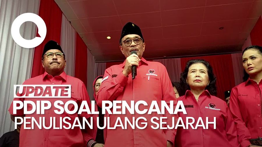 Video PDIP Soal Penulisan Ulang Sejarah: Tolong Fakta, Bukan Story Pemenang