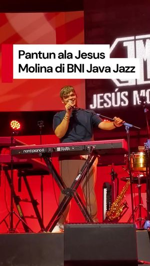 Video Dengerin Pantun Jesus Milina di BNI Java Jazz Festival