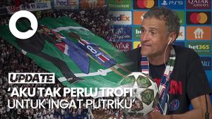 Video Saat Enrique Terharu Lihat Mendiang Putrinya Terbentang di Allianz Arena