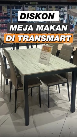 Video: Meja Makan Diskon hingga 75% di Transmart Full Day Sale!