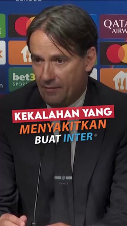 Video Inzaghi: Kekalahan dari PSG Lebih Sakit Ketimbang Kalah dari Man City