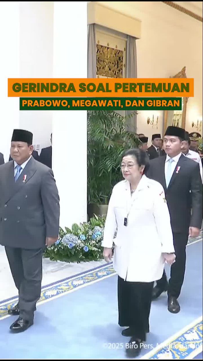 Video Kebersamaan Prabowo-Mega yang Disebut Muzani Membahagiakan
