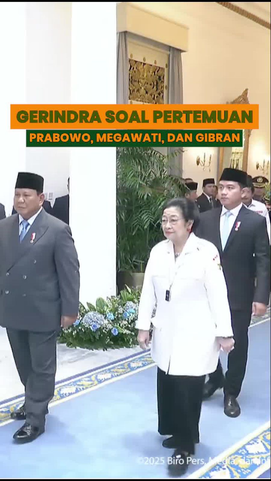 Video Kebersamaan Prabowo-Mega yang Disebut Muzani Membahagiakan