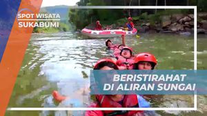 Bersantai di Aliran Sungai Setelah Petualangan Rafting di Sukabumi