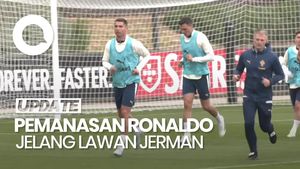 Video Intip Pemanasan Ronaldo Jelang Portugal Tempur Lawan Jerman