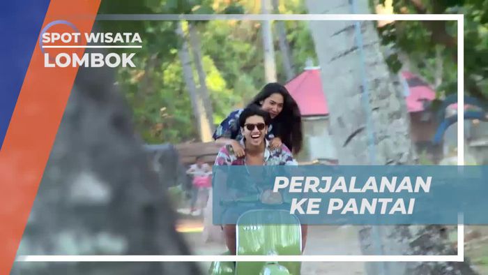 Menjelajahi Pantai Selong Belanak dengan Motor, Lombok