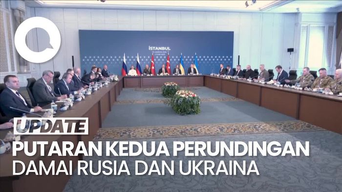 Video Ekspresi Delegasi Rusia-Ukraina Saat Perundingan Perdamaian