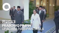 Video: Prabowo Pimpin Upacara Hari Pancasila, Gibran-Megawati Hadir