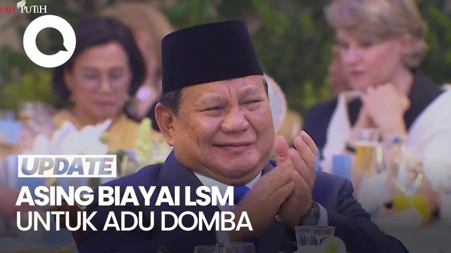Video: Prabowo Sebut Asing Biayai LSM di Indonesia untuk Adu Domba