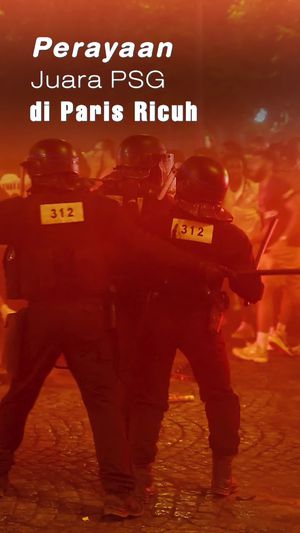 Video: Tragedi Perayaan Juara PSG di Paris