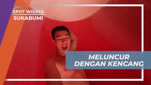 Meluncur Dengan Kencang Melalui Slider Tornado di Water Park Sukabumi