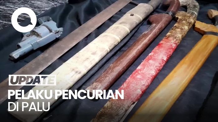 Video: Senpi-Bendera Geng Motor yang Disita dari Pelaku Pencurian di Palu