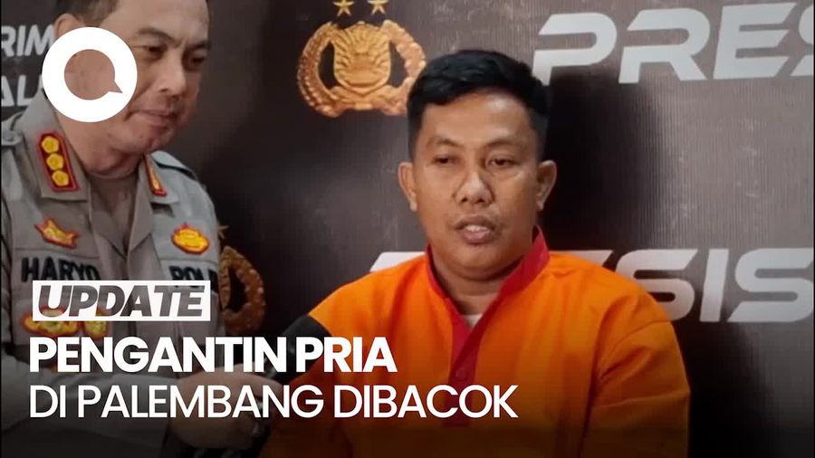 Video: Tampang Pelaku Utama Pembacokan Pengantin Pria di Palembang