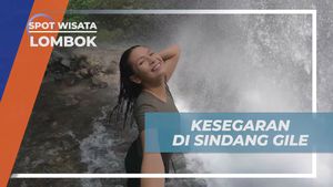 Bermain dan Menyegarkan Diri di Air Terjun Sendang Gile Lombok