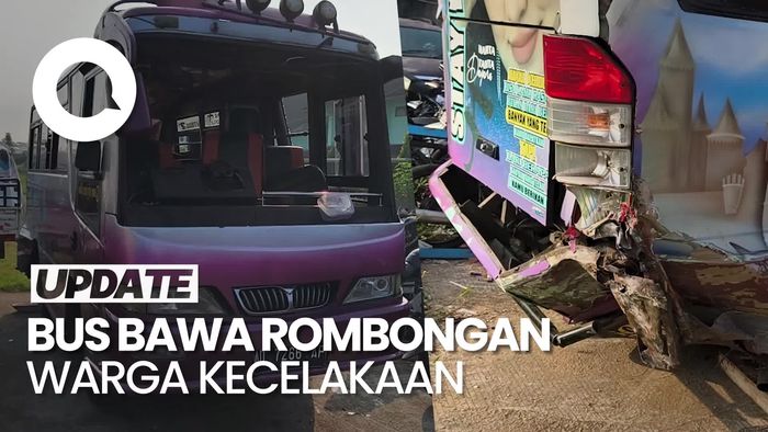 Video: Bus Bawa Rombongan Warga Kecelakaan di Karanganyar, 1 Tewas