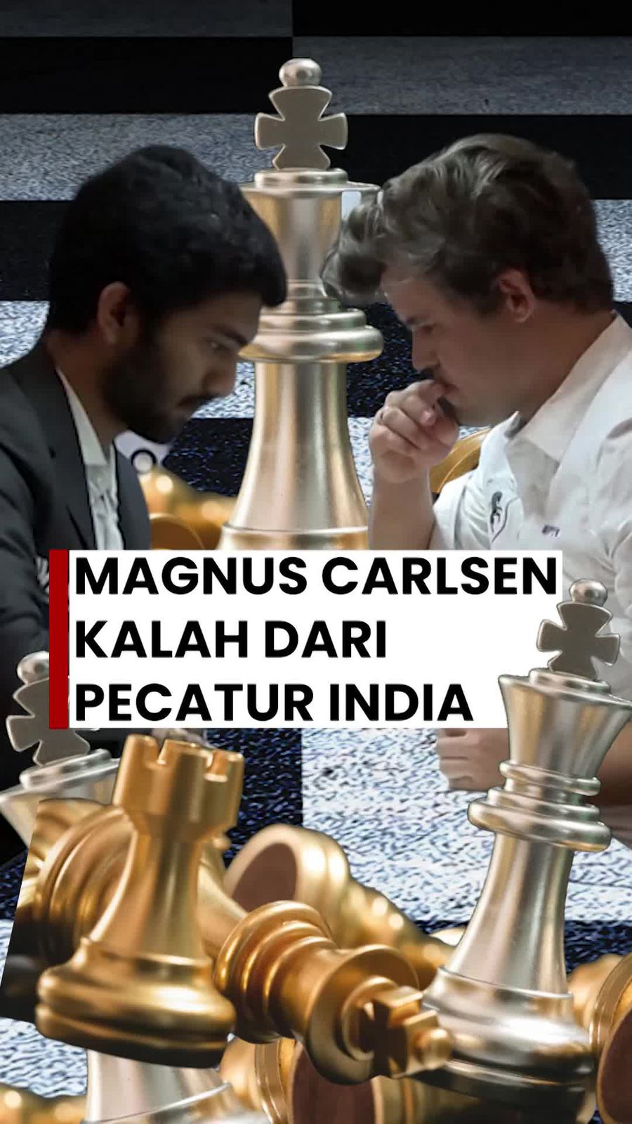 Video: Momen Magnus Carlsen Gebrak Meja Setelah Kalah dari Pecatur India