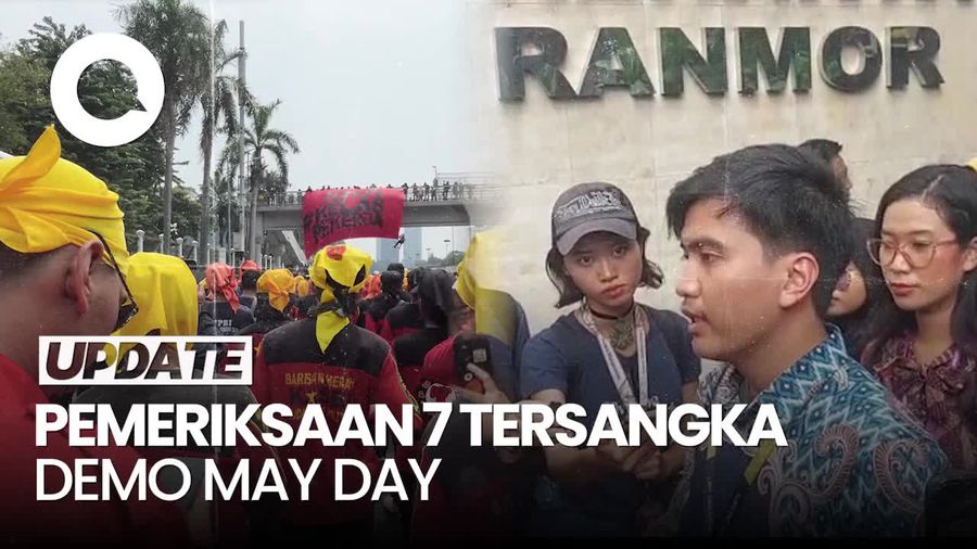 Video: 7 Tersangka Demo May Day Penuhi Panggilan Polda Metro Jaya