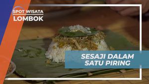 Menata Sesaji Tradisional di Piring Khas Desa Bayan Lombok