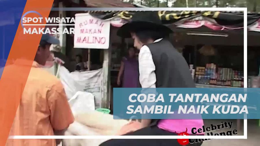 Mencari Pemilik Warung dengan Menunggang Kuda di Makassar
