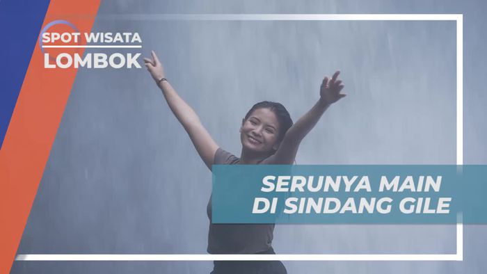 Merasakan Keseruan Bermain Air di Sendang Gile, Lombok