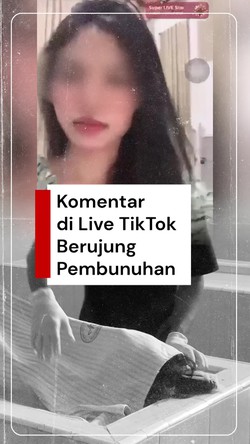 Video: Pembunuhan di Banyuwangi, Berawal dari Korban Berkomentar di Live TikTok