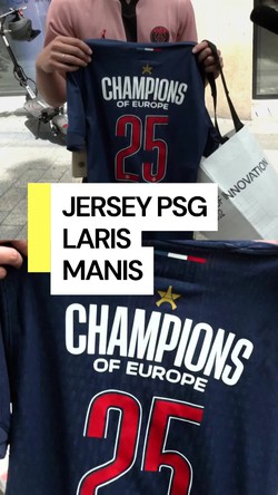 Video Jersey PSG Laris Manis Setelah Dembele Cs Juara Liga Champions