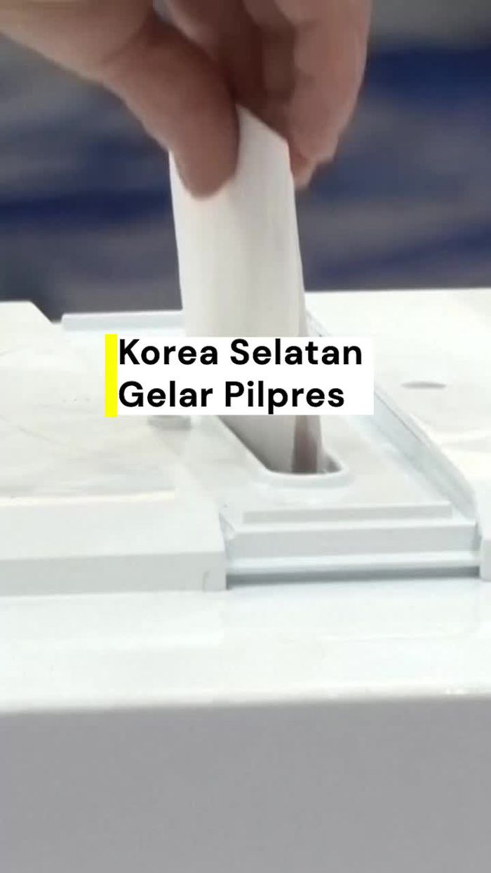 Video Korsel Gelar Pilpres, Tempat Pemungutan Suara Diserbu Warga