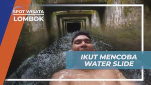 Ikut Mencoba Keseruan Water Slide di Sendang Gile Lombok