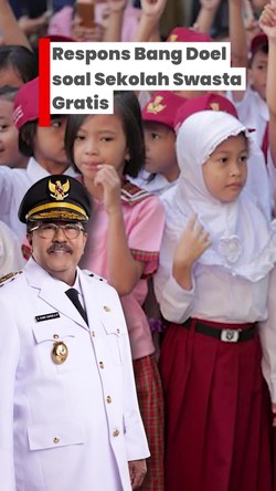 Video: Bang Doel Tanggapi Putusan MK soal Sekolah Swasta Gratis