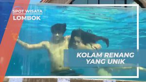 Berenang di Kolam Unik Gili Trawangan, Lombok