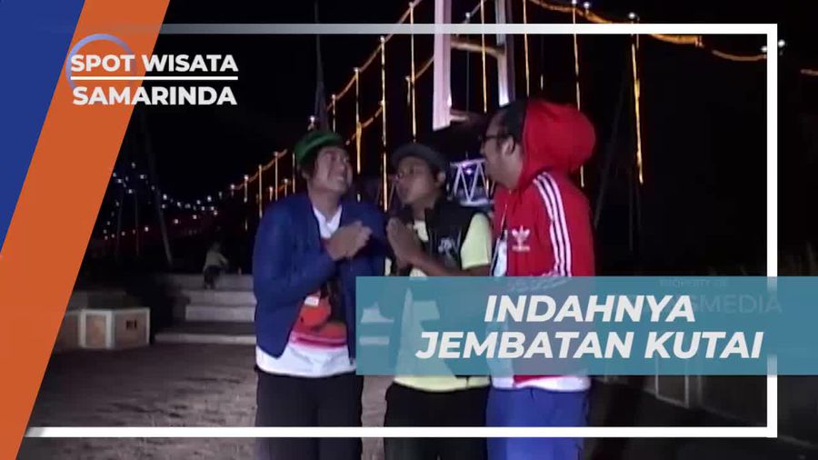 Menikmati Gemerlap Lampu Malam di Jembatan Kutai Samarinda