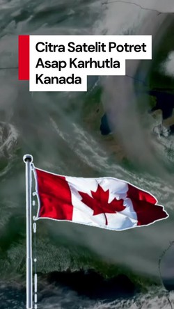 Video: Potret Ngeri Asap Karhutla Kanada Selimuti Langit AS