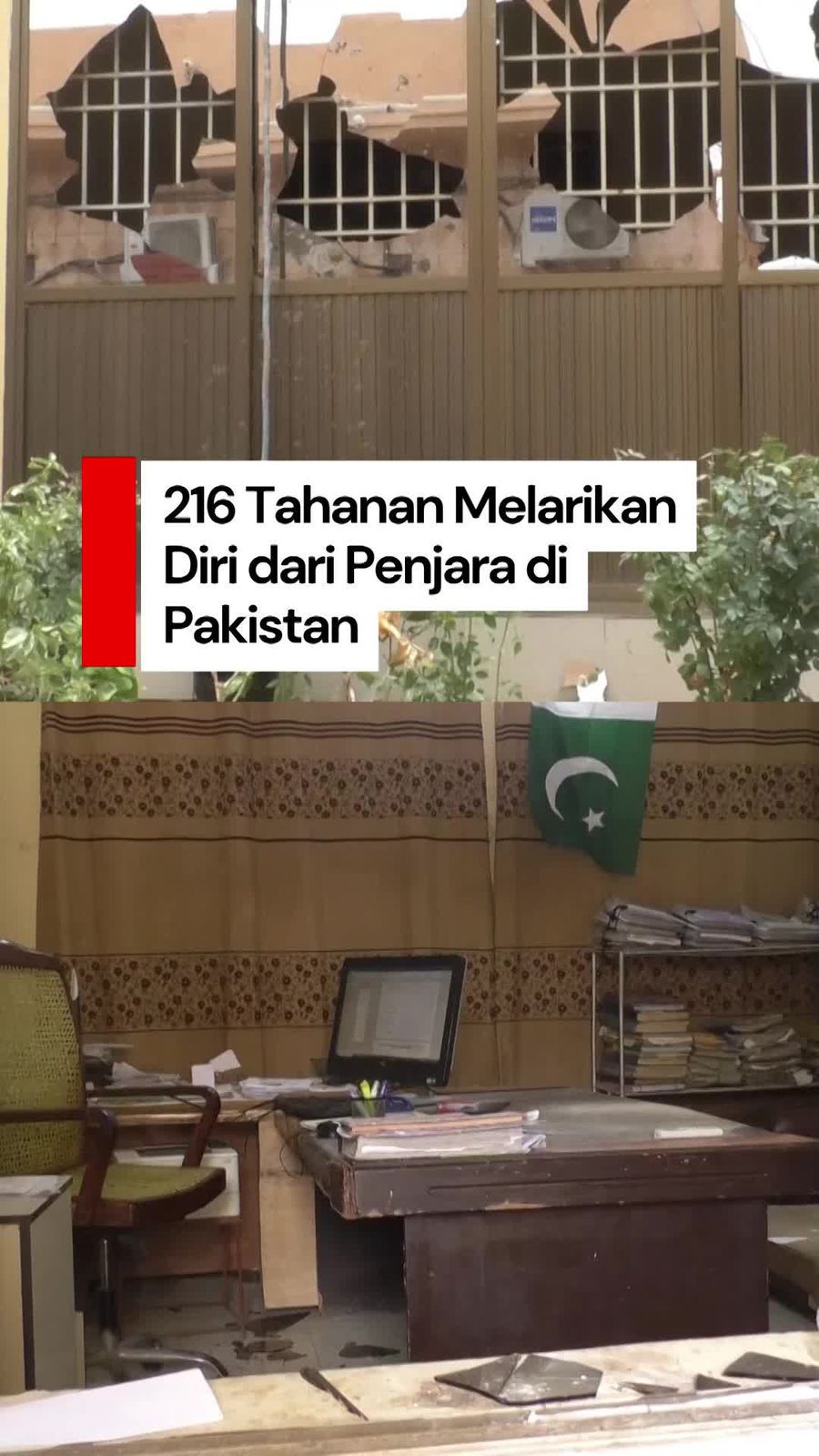 Video: 216 Tahanan Kabur dari Penjara di Pakistan saat Gempa Bumi