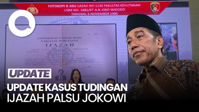 Video: Soal Kelanjutan Kasus Tudingan Ijazah Palsu Jokowi