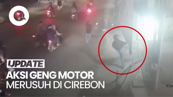Video: Geng Motor Menggila di Cirebon, Rusak Rumah Warga dan Fasilitas Umum