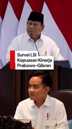 Video Survei LSI Denny JA: 81,2% Puas Atas Kinerja Prabowo-Gibran