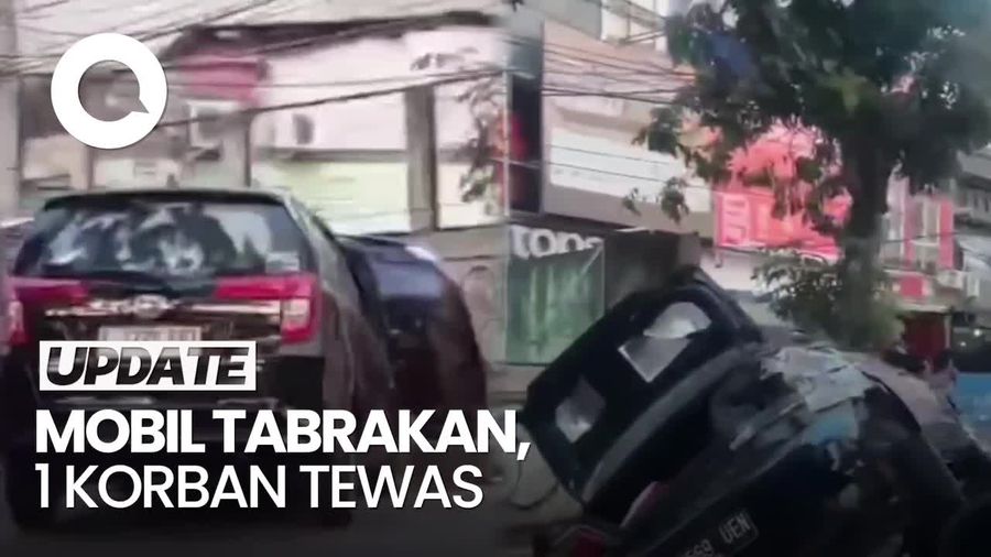 Video: Kecelakaan Buat Mobil Bertumpuk di Bogor, 1 Orang Tewas