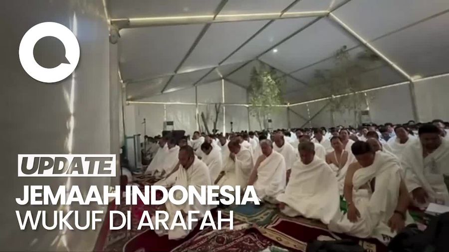 Video Jemaah Haji Indonesia Memulai Wukuf di Arafah