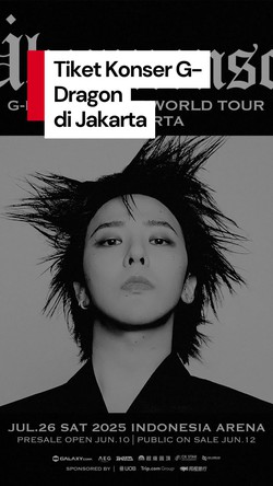 Video: Mengintip Harga Tiket Konser G-Dragon di Jakarta