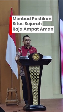 Video: Langkah Menbud Jika Situs Sejarah Raja Ampat Dirusak Tambang Nikel