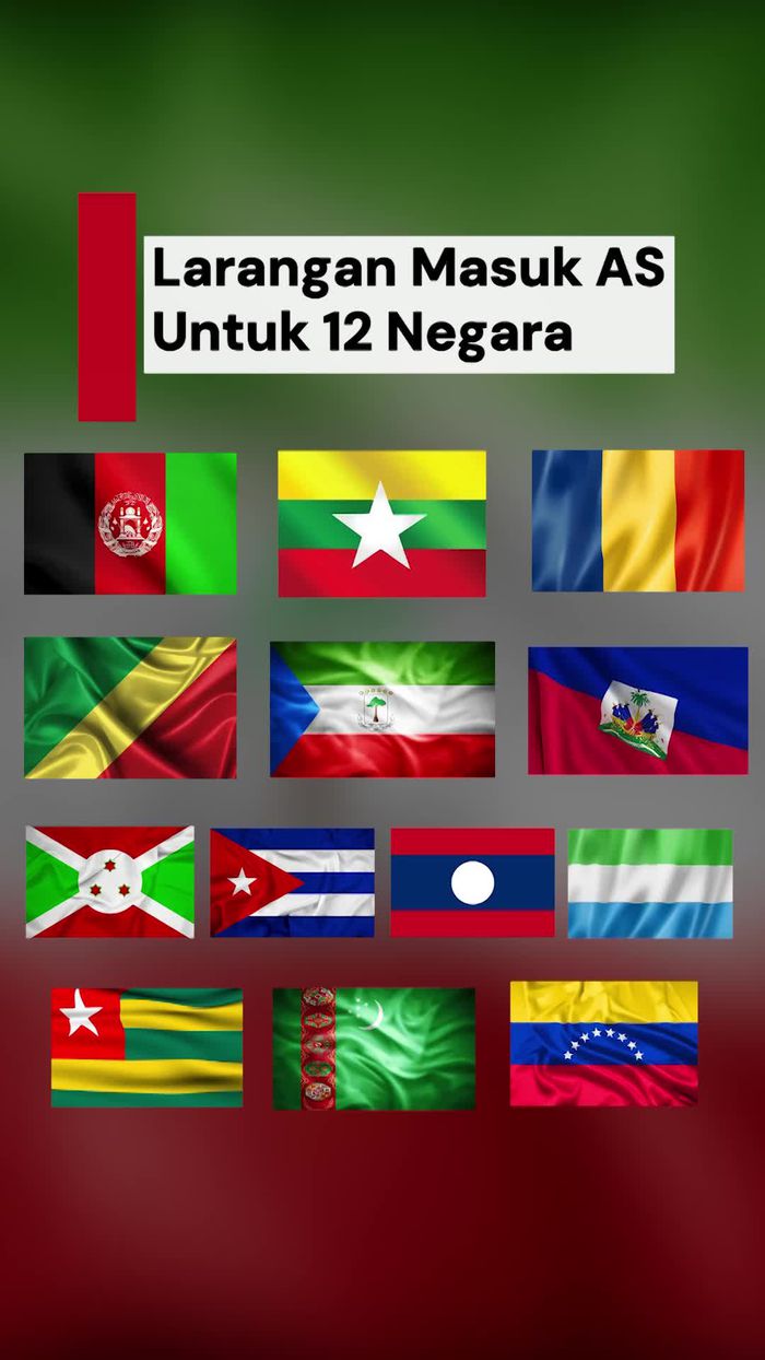 Video: Daftar Lengkap 12 Negara yang Warganya Dilarang Masuk AS Oleh Trump