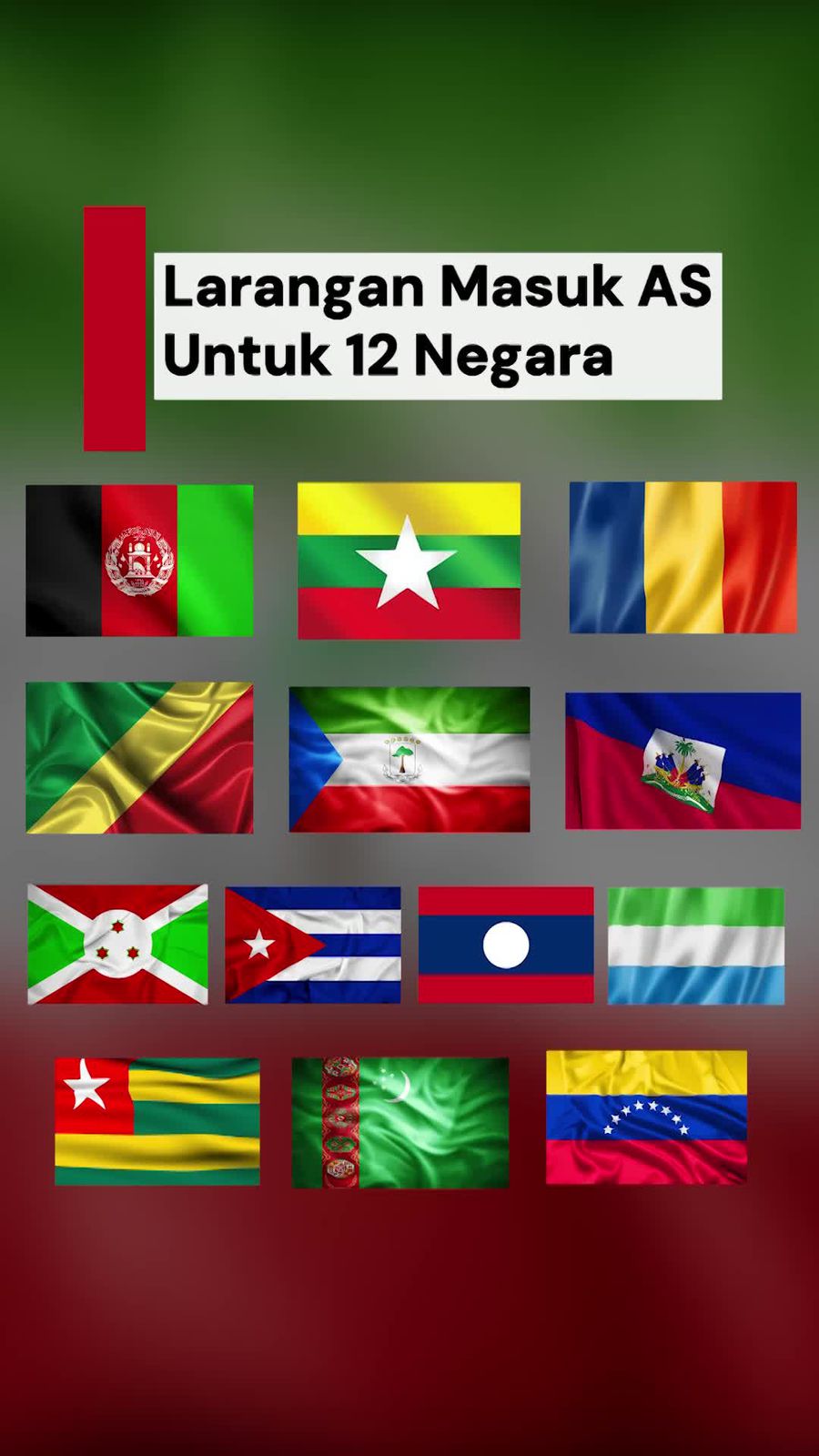 Video: Daftar Lengkap 12 Negara yang Warganya Dilarang Masuk AS Oleh Trump