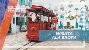 Berkeliling ala Eropa dengan Kereta di Dusun Semilir Semarang