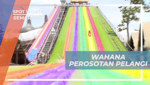 Bermain Perosotan Pelangi yang Seru di Dusun Semilir Semarang