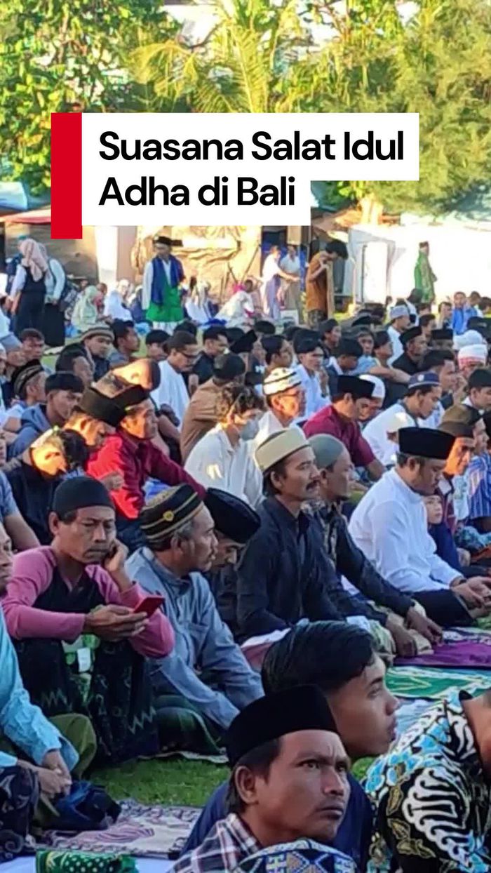 Video: Tak Hanya Warlok, WNA Rupanya Juga Antusias Salat Idul Adha di Bali