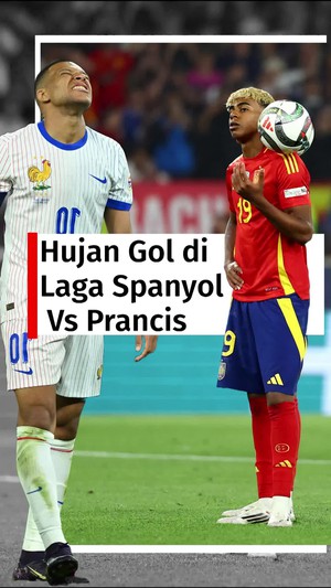 Video 9 Gol di Laga Spanyol Vs Prancis, Yamal: Semoga Penonton Menikmatinya