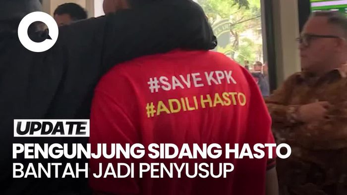 Video: Pengunjung Sidang Hasto Bantah Jadi Penyusup, Buat Laporan ke Polisi