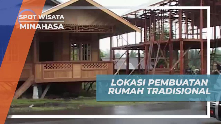 Mengunjungi Lokasi Pembuatan Rumah Tradisional di Desa Woloan Sulawesi