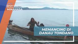 Memancing dan Menangkap Ikan Poco di Danau Tondano Sulawesi